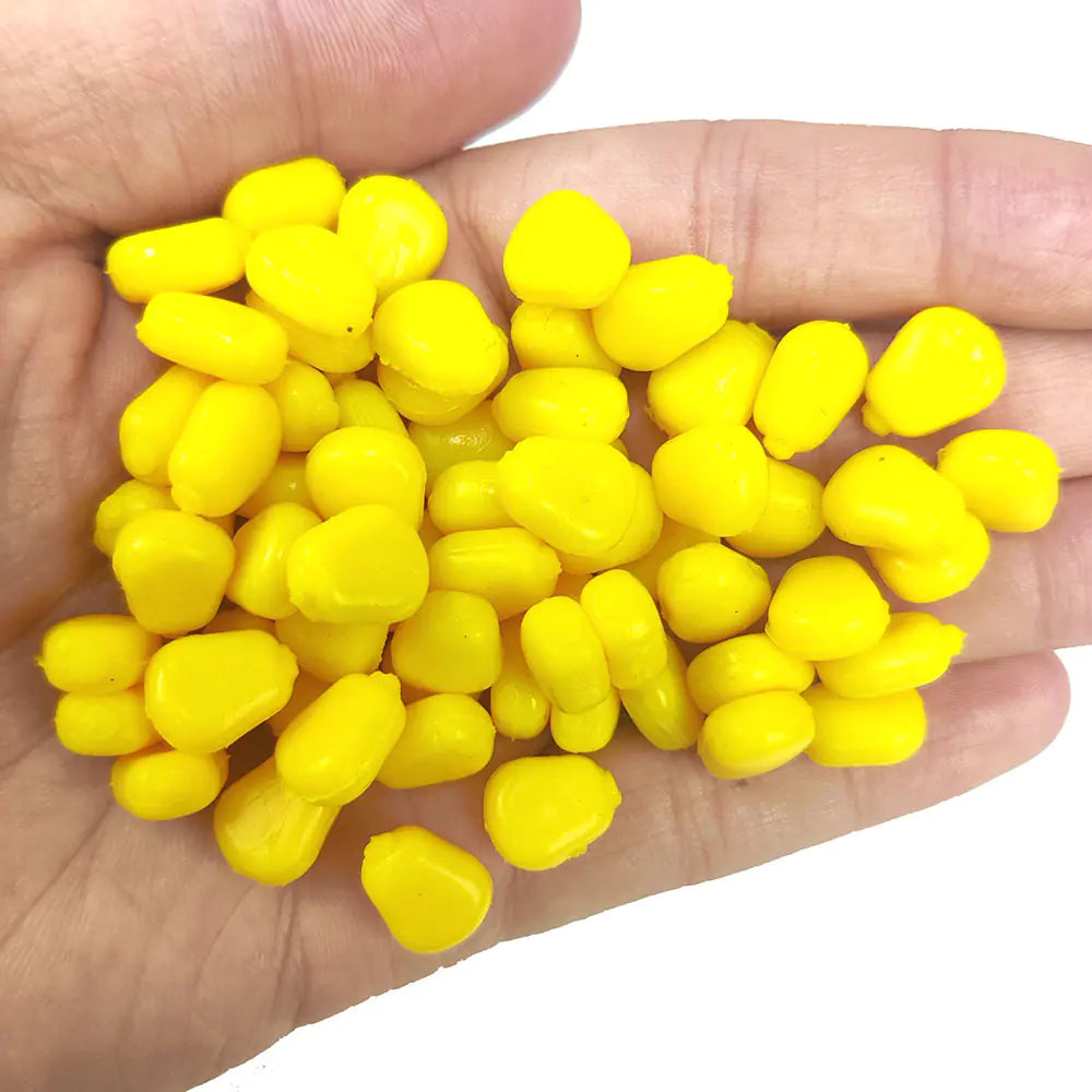 Fishing Lure Soft Bait Imitation Corn 0.3g 100pcs