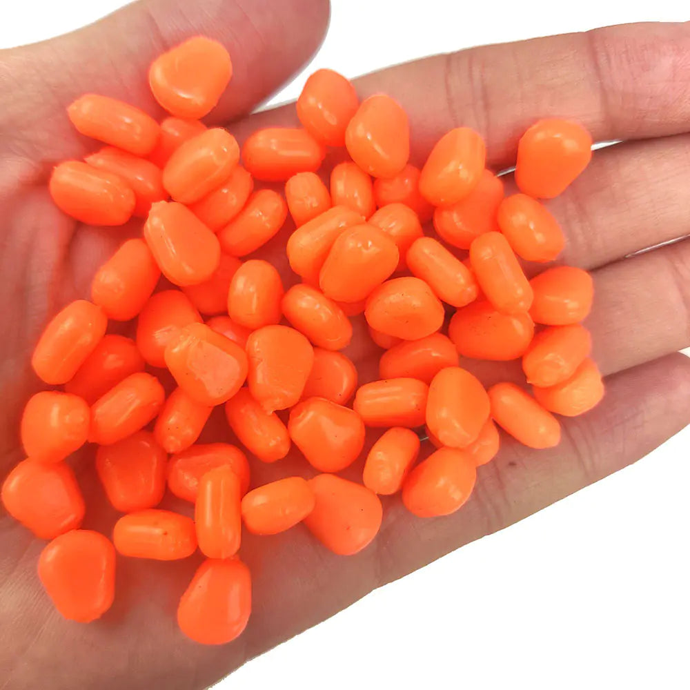 Fishing Lure Soft Bait Imitation Corn 0.3g 100pcs