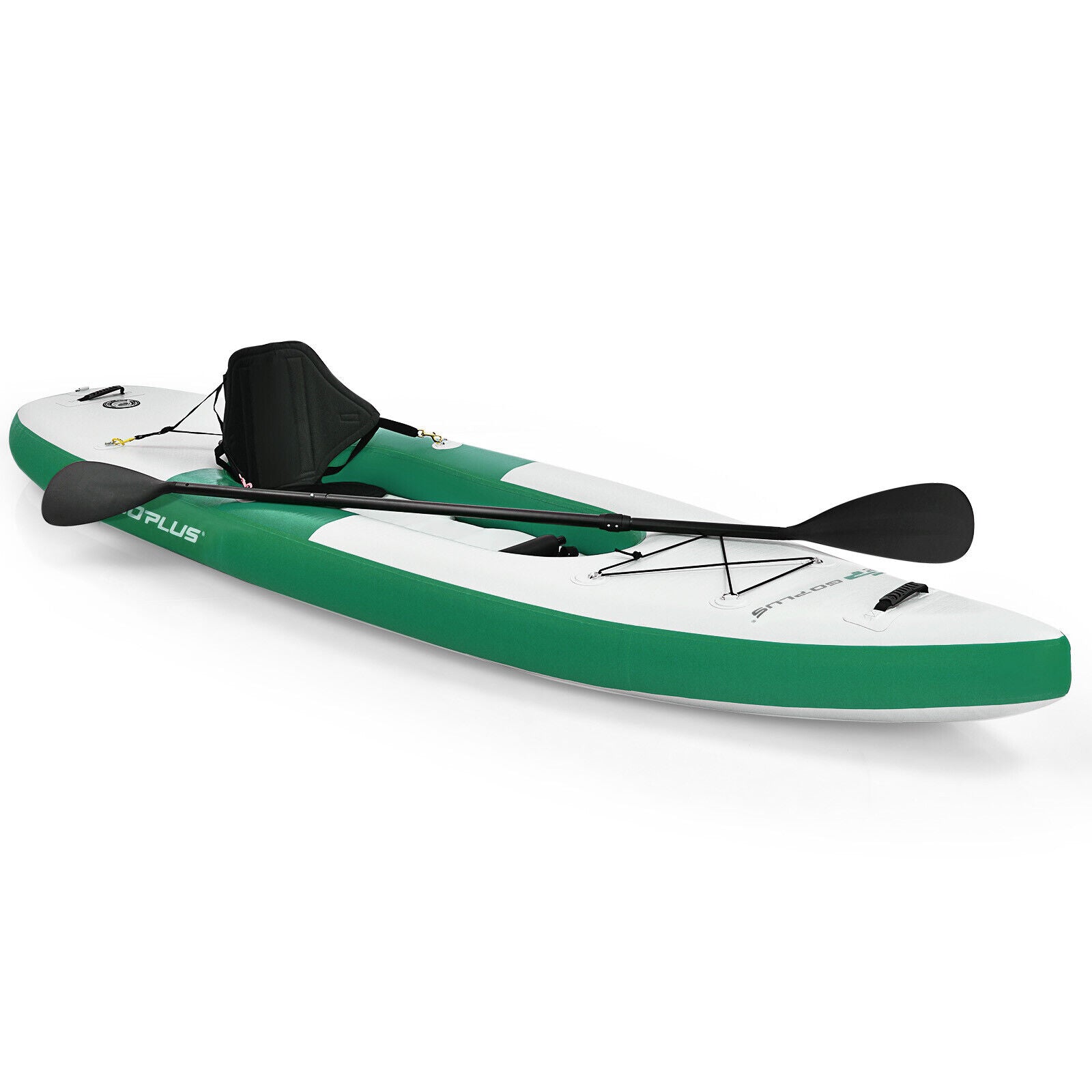 Inflatable Kayak 1 Person Sit on Canoe Paddle Kayak Blow up Boat Adjustable Oar