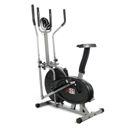 PRO CROSS TRAINER - 2 in 1- EXERCISE BIKE - CARDIO FITNESS WORKOUT MACHINE