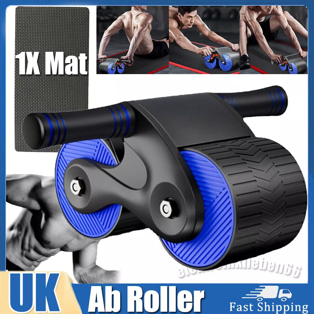 Automatic Rebound AB Roller Exercise Wheel Abdominal Wheel anti Slip Fitness Gym