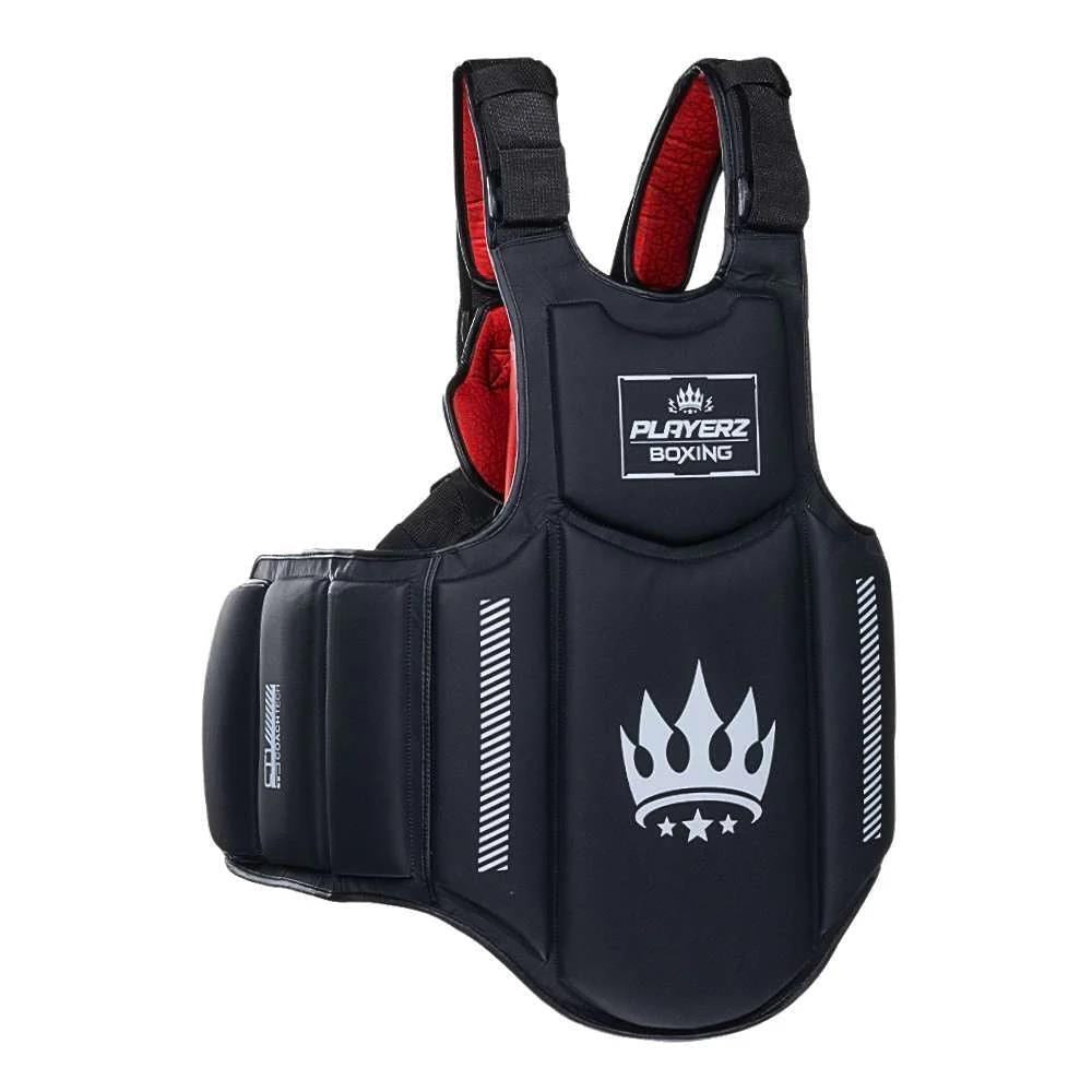 Playerz Body Protector Coachtech Full Coaching Body Armour Boxing Chest Guard