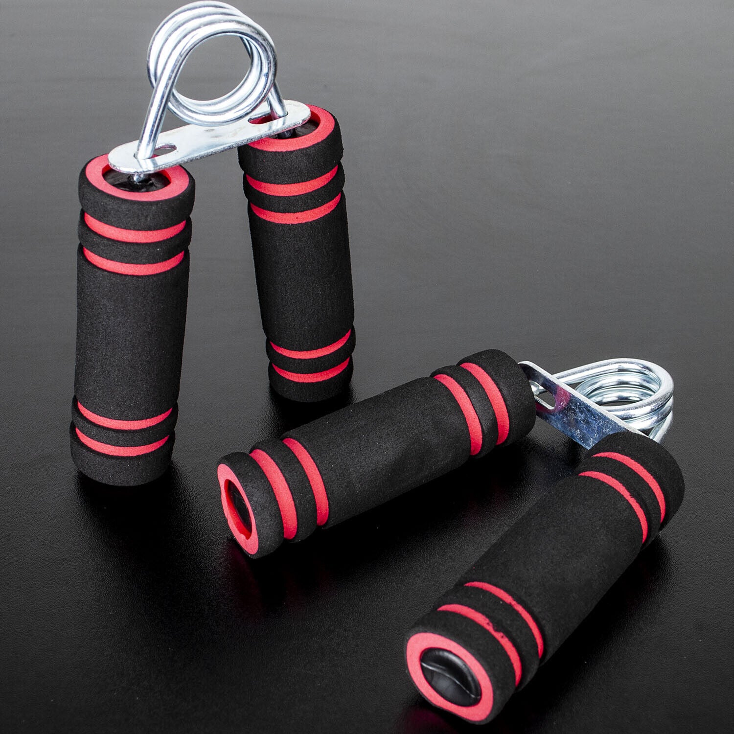 High Quality Foam Hand Grip Gripper Fitness Wrist Body Exercise Twin Pair Pack