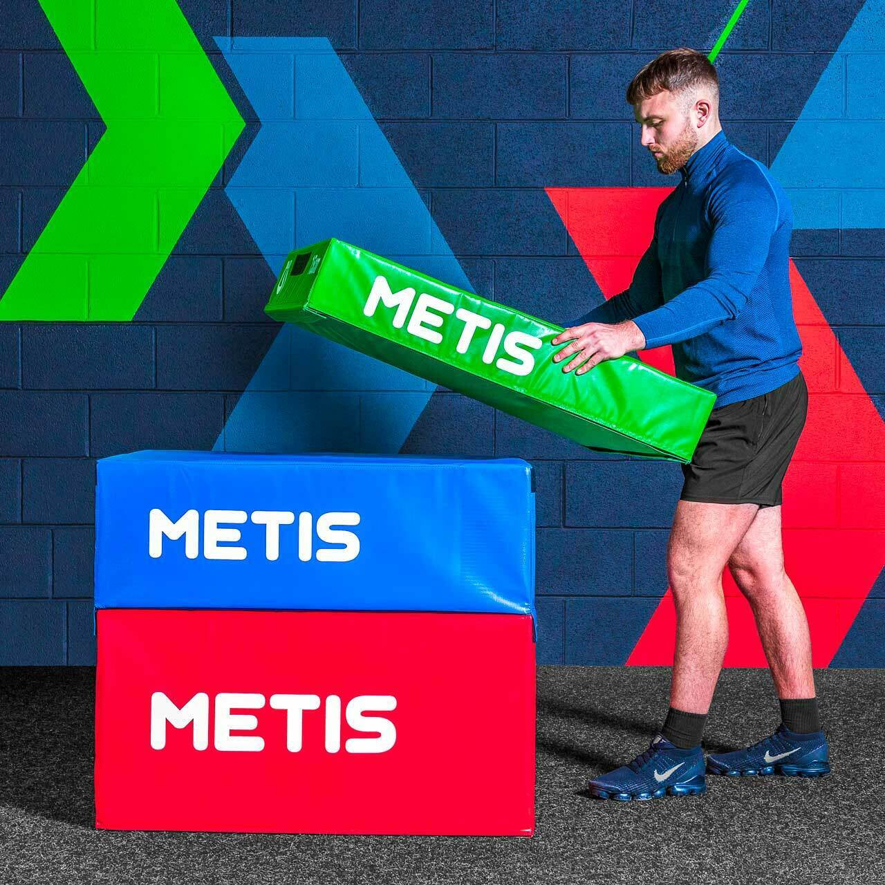 METIS Soft Foam Plyometric Jump Box Sets [5 Options] | STACKABLE GYM PLYO BOX