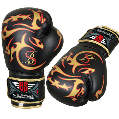 Maya Leather Boxing Gloves Muay Thai Punch Bag Sparring MMA Training Kickboxing